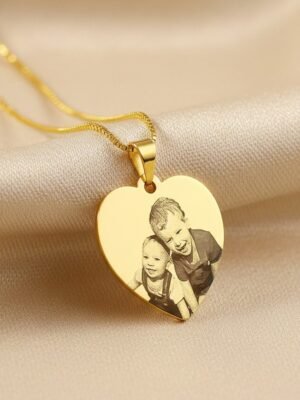 FOTOGRAVACAO-0012-1.jpg Colar de Coração, Personalizado com Foto Gravação, Banhado