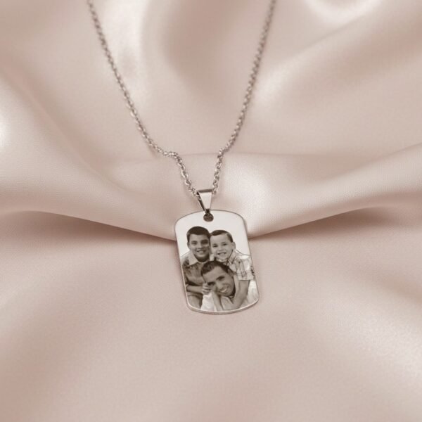 FOTOGRAVACAO-0014-1.jpg Colar Placa Inox, Personalizado com Fotogravação, Aço Inox — foto 6 de 9