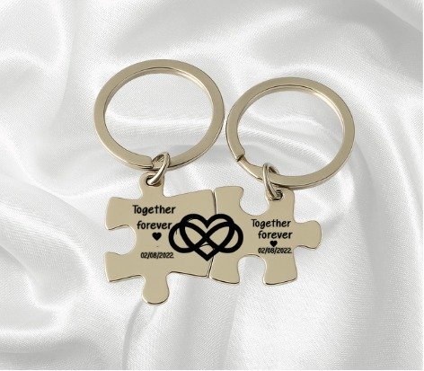Whats-App-Image-2025-08-25-at-08-27-02.jpg Chaveiro Quebra Cabeça, Personalizado com Nome, Casal, Aço Inox — foto 3 de 5