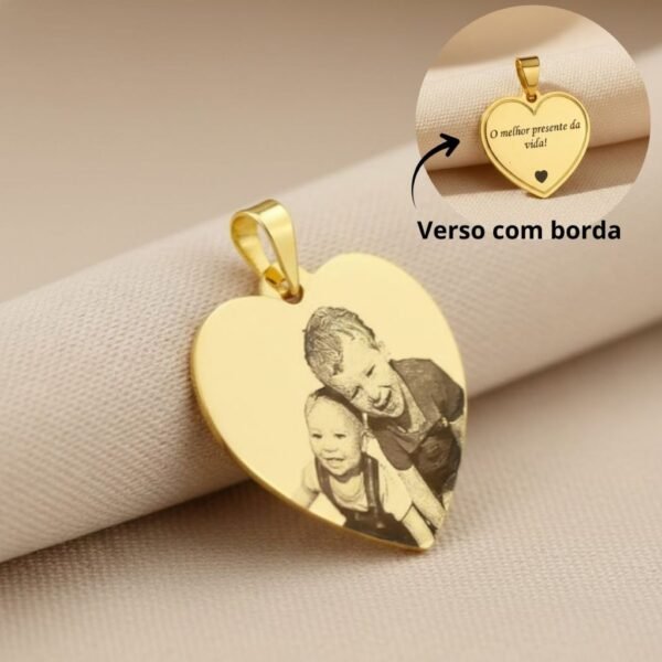 br-11134207-81ztc-mjo6m381na4i5c-2.jpg Pingente de Coração, Personalizado com Foto Gravação Banhado — foto 3 de 7
