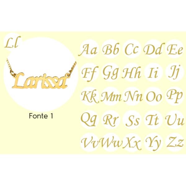colar-de-nome-fontes-personalizados-banhado-ouro-18k-880 Colar De Nome, Fontes Personalizados, Banhado Ouro 18k