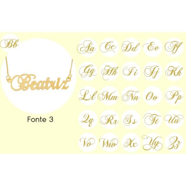 colar-de-nome-fontes-personalizados-banhado-ouro-18k-882 Colar De Nome, Fontes Personalizados, Banhado Ouro 18k