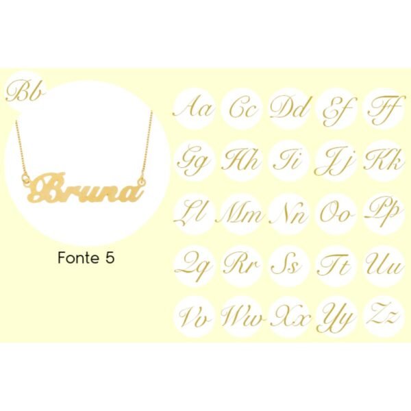 colar-de-nome-fontes-personalizados-banhado-ouro-18k-884 Colar De Nome, Fontes Personalizados, Banhado Ouro 18k