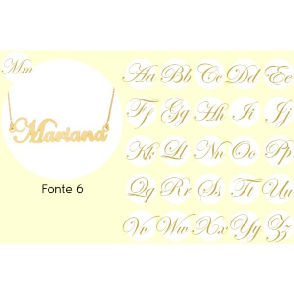 colar-de-nome-fontes-personalizados-banhado-ouro-18k-885 Colar De Nome, Fontes Personalizados, Banhado Ouro 18k