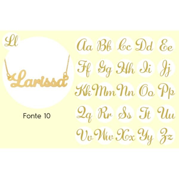 colar-de-nome-fontes-personalizados-banhado-ouro-18k-889 Colar De Nome, Fontes Personalizados, Banhado Ouro 18k