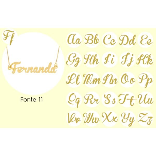 colar-de-nome-fontes-personalizados-banhado-ouro-18k-890 Colar De Nome, Fontes Personalizados, Banhado Ouro 18k