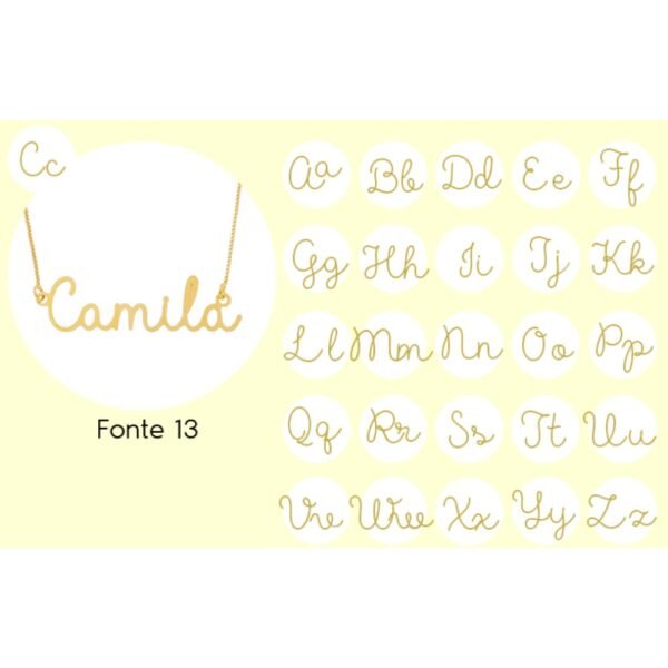colar-de-nome-fontes-personalizados-banhado-ouro-18k-892 Colar De Nome, Fontes Personalizados, Banhado Ouro 18k