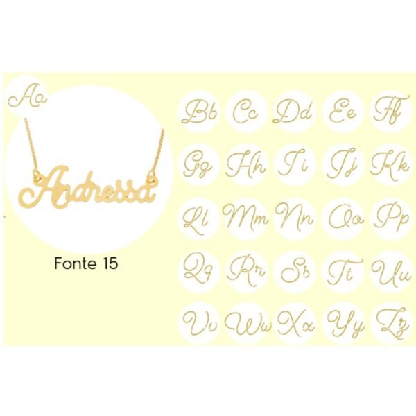 colar-de-nome-fontes-personalizados-banhado-ouro-18k-894 Colar De Nome, Fontes Personalizados, Banhado Ouro 18k