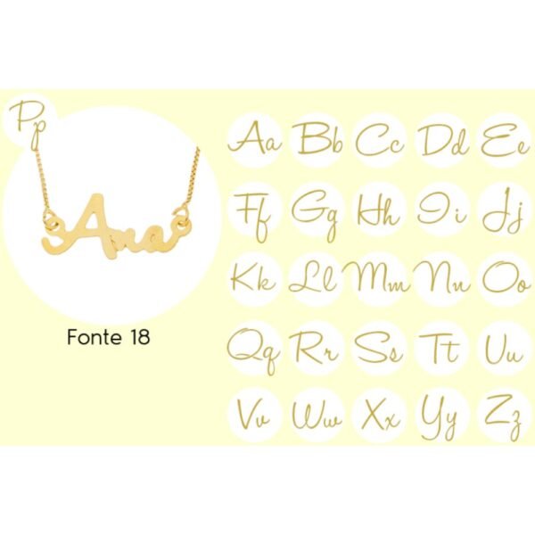 colar-de-nome-fontes-personalizados-banhado-ouro-18k-897 Colar De Nome, Fontes Personalizados, Banhado Ouro 18k